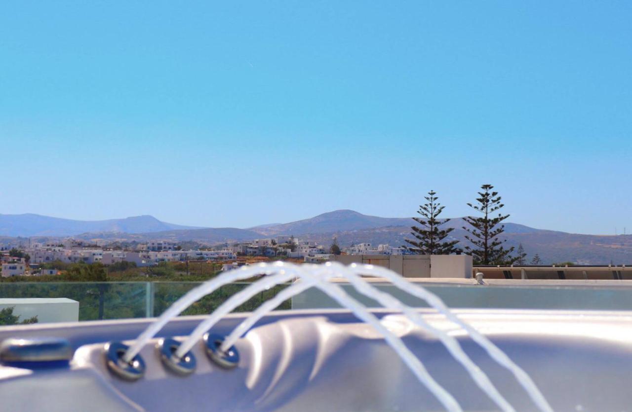 Beach Apartment Thalia With Hot Tub And Sea View Agios Prokopios  Exterior photo